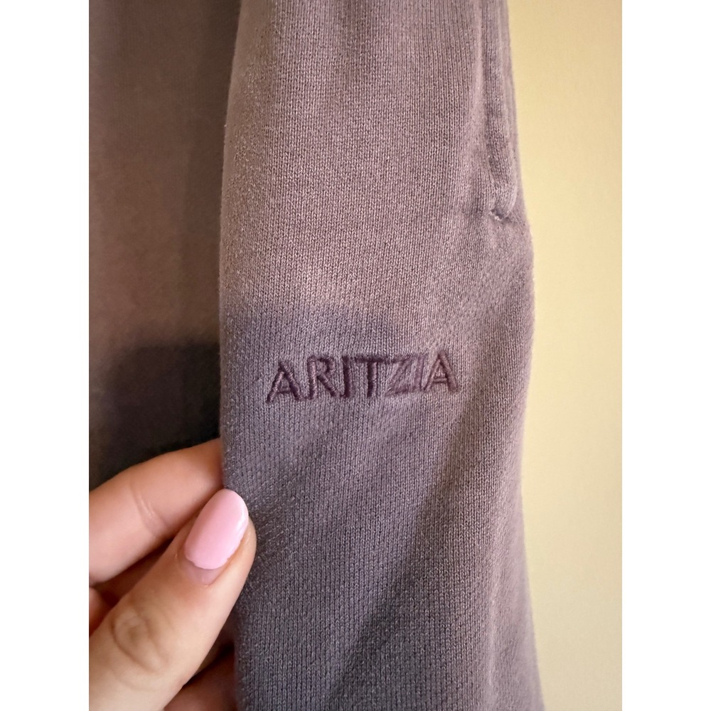 Aritzia Tna Mega Sweatpants Cozy Fleece Mauve Purple Joggers Small - Picture 2 of 4